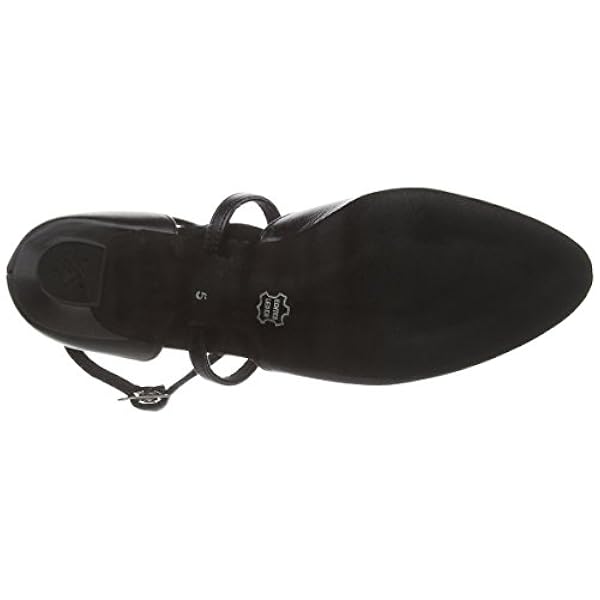 Diamant Donne Scarpe da Ballo 107-013-034 - Pelle Nero - 4,2 cm Spanish - Made in Germany